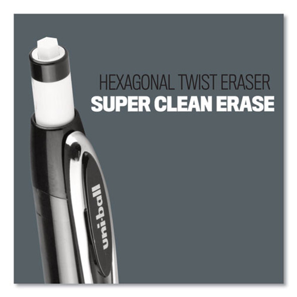 207 Mechanical Pencils with Tube of Lead/Erasers, 0.7 mm, HB (#2), Black Lead, Assorted Barrel Colors, 3 Pencils/Set