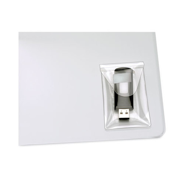 HOLD IT USB Pockets, 2 x 3.44, Clear