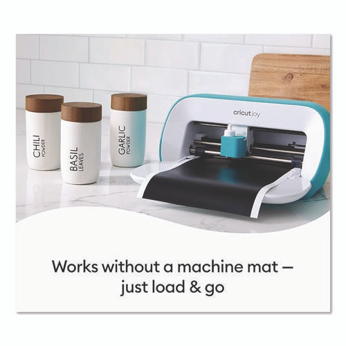 Joy Removable Smart Vinyl for Assorted Surfaces, 5.5 x 120, Black