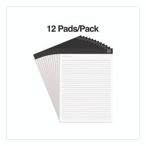 Notepads, Narrow Rule, 50 White 8.5 x 11.75 Sheets, 12/Pack