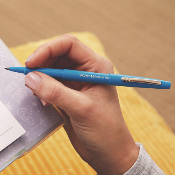 Flair Felt Tip Porous Point Pen, Stick, Medium 0.7 mm, Assorted Ink and Barrel Colors, 6/Pack Flair Felt Tip Porous Point Pen, Stick, Medium 0.7 mm, Assorted Ink and Barrel Colors, 6/Pack