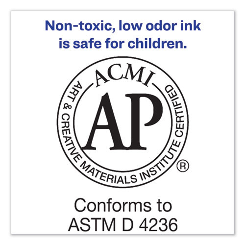 MARKS A LOT Large Desk-Style Permanent Marker, Broad Chisel Tip, Orange, Dozen (8883)