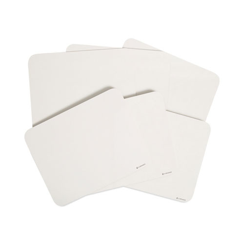 Single-Sided Dry Erase Lap Board, 12" x 9", White Surface