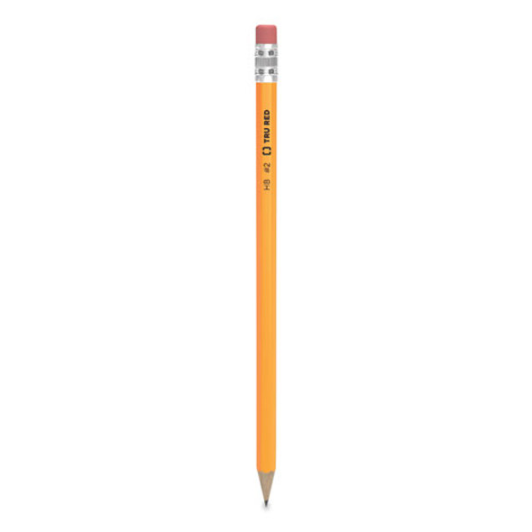 Wooden Pencil, HB (#2), Black Lead, Yellow Barrel, 48/Pack