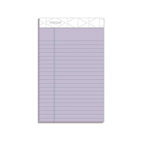 Prism + Colored Writing Pads, Narrow Rule, 50 Pastel Orchid 5 x 8 Sheets, 12/Pack