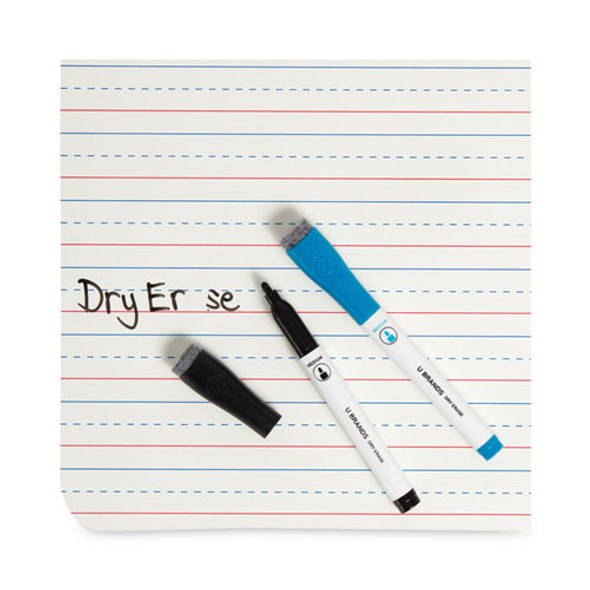 Double-Sided Dry Erase Lap Board, 12" x 9", White Surface, 24/Pack Double-Sided Dry Erase Lap Board, 12" x 9", White Surface, 24/Pack