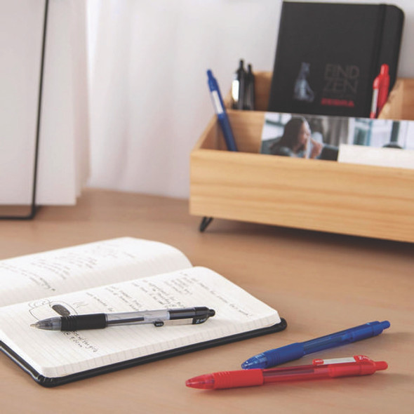 Z-Grip Ballpoint Pen, Retractable, Medium 1 mm, Assorted Ink and Barrel Colors, 24/Pack