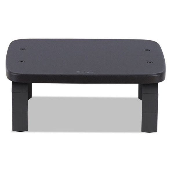 SmartFit Monitor Stands, 12.25" x 2.25" x 1.75" to 4.75", Black, Supports 40 lbs