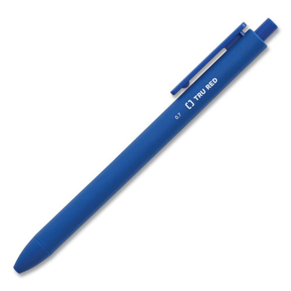 Quick Dry Gel Pen, Retractable, Medium 0.7 mm, Blue Ink, Blue Barrel, Dozen Quick Dry Gel Pen, Retractable, Medium 0.7 mm, Blue Ink, Blue Barrel, Dozen