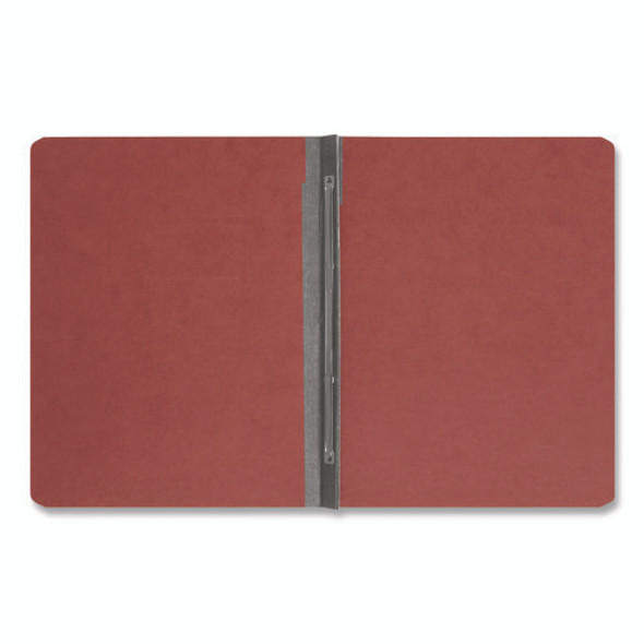 Prong Fastener Pressboard Report Cover, Two-Piece Prong Fastener, 3" Capacity, 8.5 x 11, Red/Red