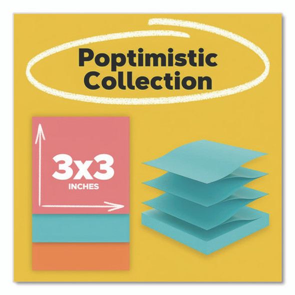 Original Pop-up Refill Cabinet Pack, 3" x 3", Poptimistic Collection Colors, 100 Sheets/Pad, 18 Pads/Pack Original Pop-up Refill Cabinet Pack, 3" x 3", Poptimistic Collection Colors, 100 Sheets/Pad, 18 Pads/Pack