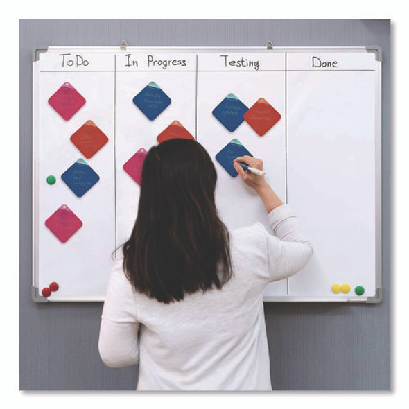 VersaNotes Reusable Notes, 4 x 4, Assorted Colors, 3/Pack