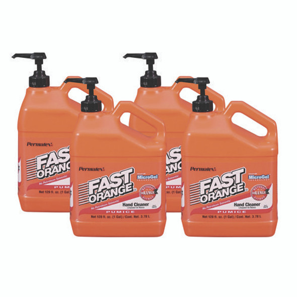 Pumice Hand Cleaner, Citrus Scent, 1 gal Dispenser, 4/Carton