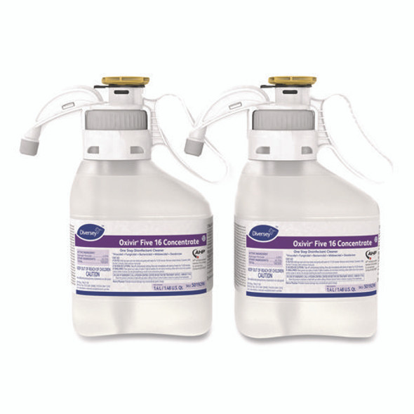 Oxivir Five 16 Concentrate One Step Disinfectant Cleaner, Liquid, 1.4 L, 2/CT