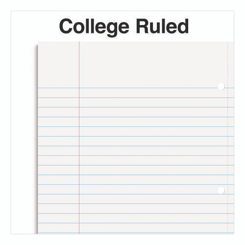 Three-Subject Twin-Wire Notebook, Medium/College Rule, Black Cover, (150) 11 x 8.5 Sheets