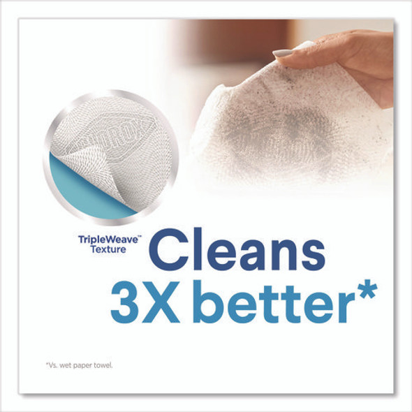 Disinfecting Wipes, Bleach Free Cleaning Wipes, 1-Ply, 7 x 7.75, Crisp Lemon, White, 75/Canister, 6 Canisters/Carton