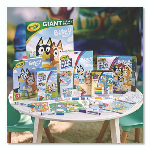 Bluey Color and Erase Reusable Activity Pad, (16) Coloring Pages, (3) Bluey Collection Markers