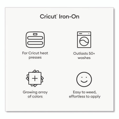 Everyday Iron-On Material for Assorted Surfaces, 12 x 24, Black