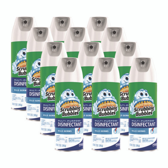 Multi-Purpose Disinfectant Spray, 12 oz Aerosol Spray, 12/Carton