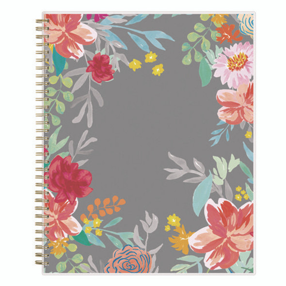 Sophie Frosted Weekly/Monthly Planner, Floral Artwork, 11 x 8.5, Multicolor Cover, 12-Month (Jan to Dec): 2025