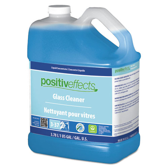 Glass Cleaner, Unscented, 1 gal Bottle, 4/Carton