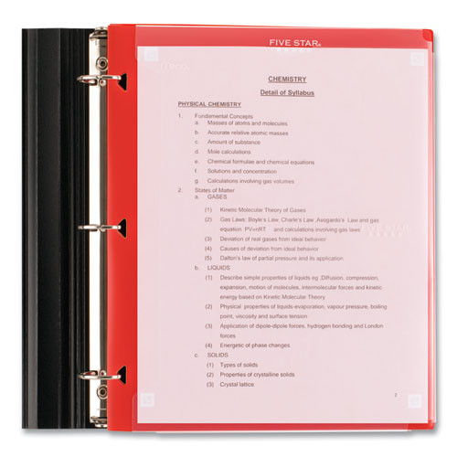 Two-Pocket Portfolio Clear View, 11" x 8.5", Randomly Assorted