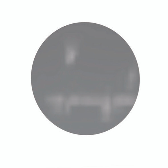 Coda Low Profile Circular Non-Magnetic Glassboard, 24 x 24, Smoke Surface