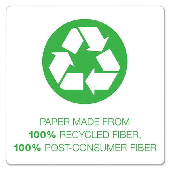 Earthwise by Oxford Recycled Paper Twin-Pocket Portfolio, 100-Sheet Capacity, 11 x 8.5, Assorted Colors, 25/Box