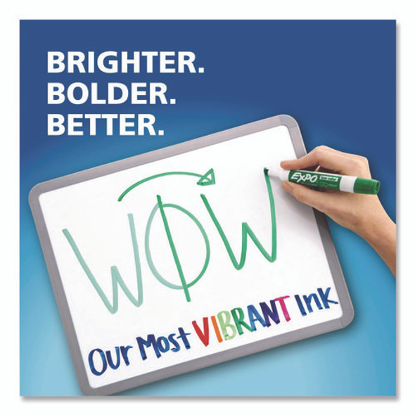 Low-Odor Dry Erase Marker and Organizer Kit, Broad Chisel Tip, Assorted Colors, 6/Set