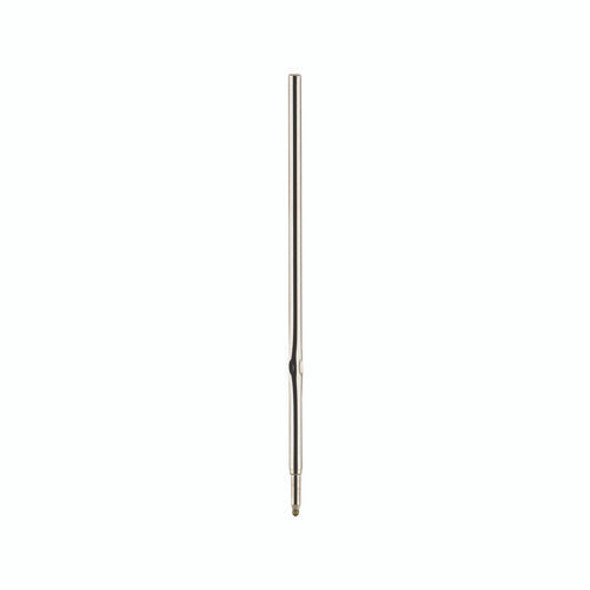 F-Series Ballpoint Stainless Steel Pen Refill, Fine 0.8 mm Conical Tip, Black Ink, 2/Pack