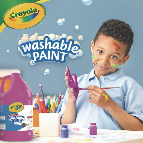 Washable Paint, Magenta, 1 gal Bottle