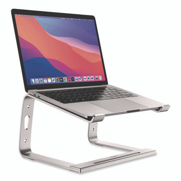 Aluminum Laptop Stand, 11.2" x 10.2" x 6.2", Gray/Silver, Supports 11 lbs