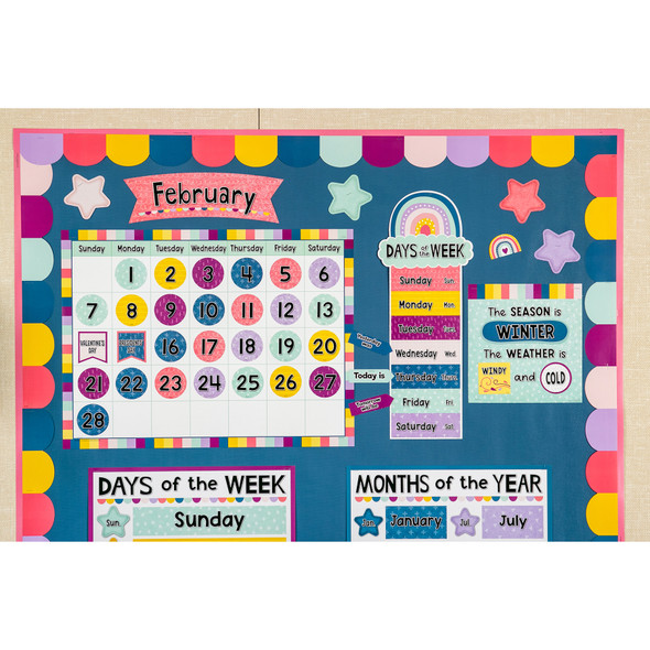 Oh Happy Day Calendar Bulletin Board Set