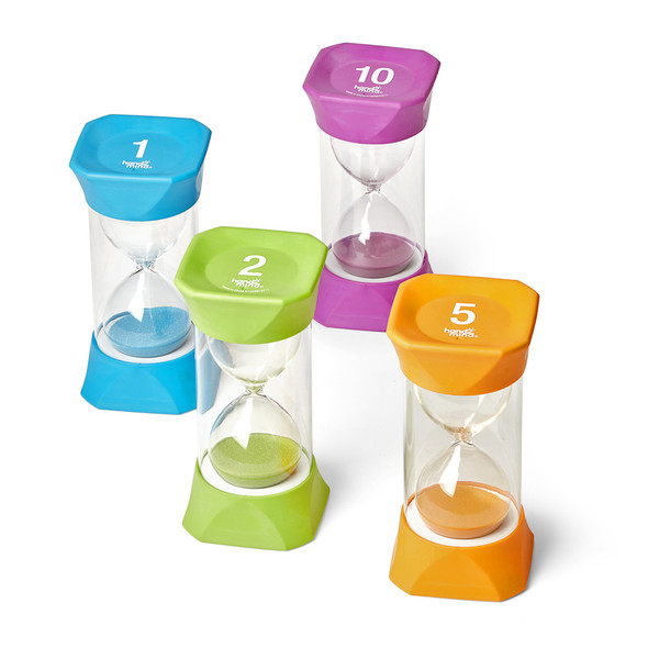 Jumbo 1, 2, 5, and 10 Minute Sand Timer Set Jumbo 1, 2, 5, and 10 Minute Sand Timer Set