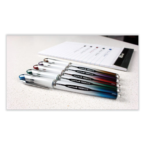 Refill for Vision Elite Roller Ball Pens, Bold Conical Tip, Assorted Ink Colors, 2/Pack