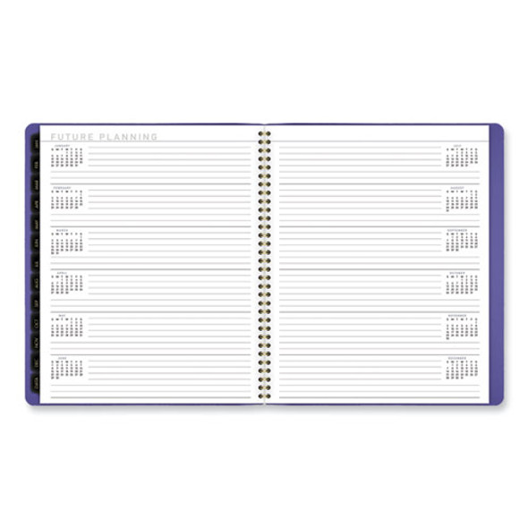 Contemporary Monthly Planner, 11.38 x 9.63, Purple Cover, 12-Month (Jan to Dec): 2025