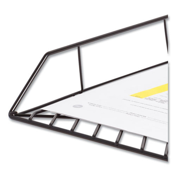 Vena Paper Tray, 1 Section, Holds 11" x 8.5" Sheets, 10.04 x 12.44 x 2.01, Black Vena Paper Tray, 1 Section, Holds 11" x 8.5" Sheets, 10.04 x 12.44 x 2.01, Black
