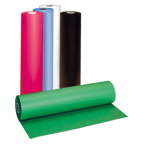 Decorol Flame Retardant Art Rolls, 40 lb Cover Weight, 36" x 1000 ft, Black