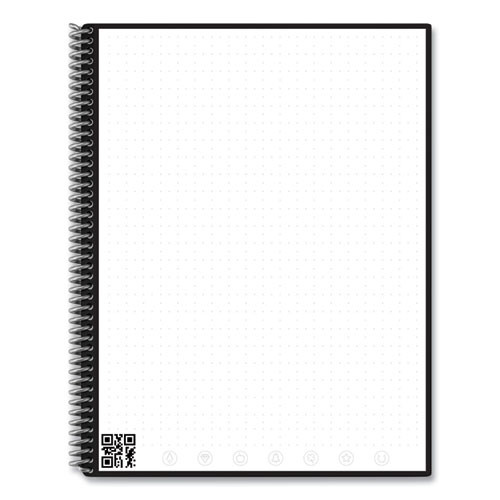 Core Smart Notebook, Dotted Rule (4 sq/in), Red Cover, (16) 11 x 8.5 Sheets