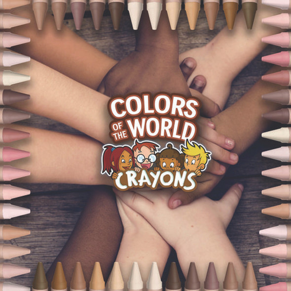 Colors of the World Crayons, Assorted, 24/Pack