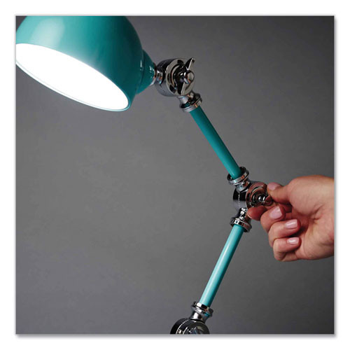 Wellness Series Revive LED Desk Lamp, 15.5" High, Turquoise