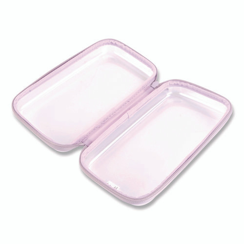 Pencil Pouch, 9.25 x 5.12 x 2.17, Clear/Randomly Assorted Color