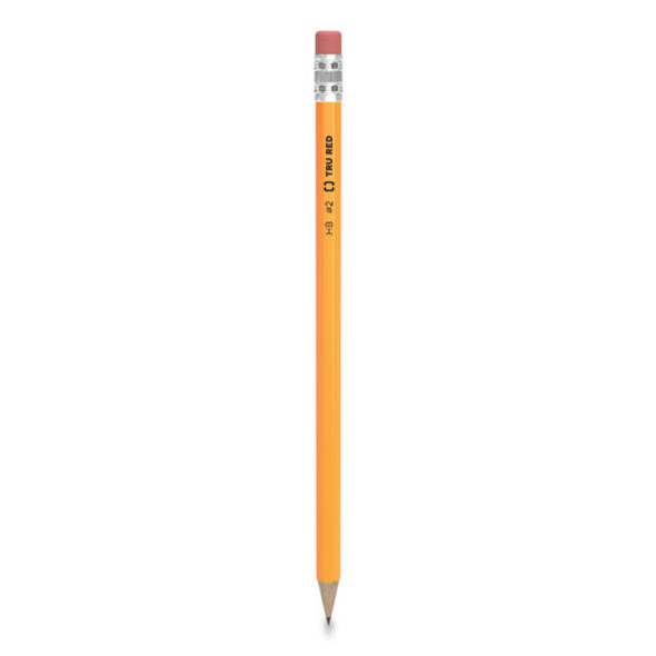 Wooden Pencil, HB (#2), Black Lead, Yellow Barrel, Dozen