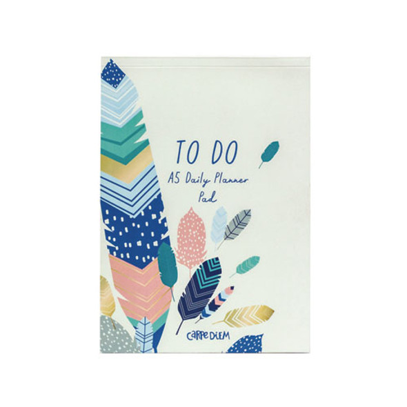 Daily Planner, Feathers, 8.27 x 5.83, Blue/Cream/Pink Cover, 2-Month, Undated, 6/Pack Daily Planner, Feathers, 8.27 x 5.83, Blue/Cream/Pink Cover, 2-Month, Undated, 6/Pack
