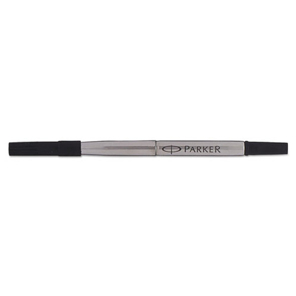 Refill for Parker Roller Ball Pens, Medium Conical Tip, Black Ink