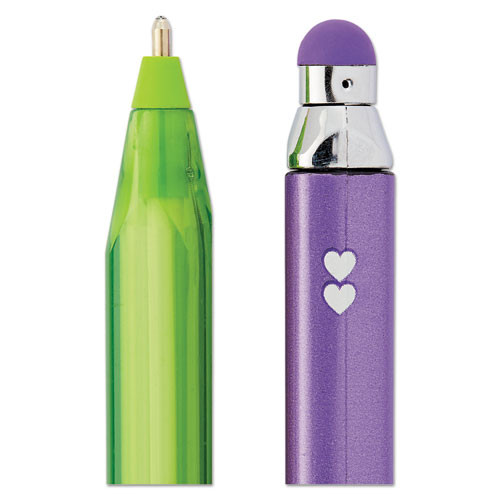 InkJoy 100 Ballpoint Pen/Stylus, Stick, Medium 1 mm, Black Ink, Black Barrel, Dozen