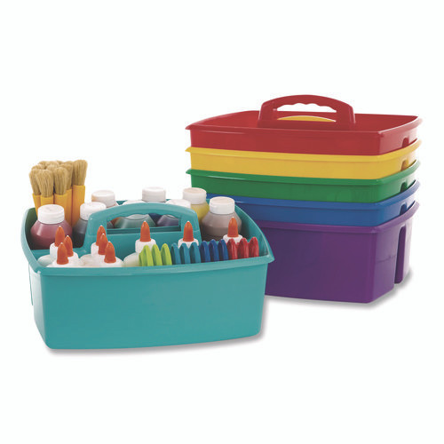 Large Storage Caddy, 11 x 13 x 6.38, Assorted Colors, 6/Carton