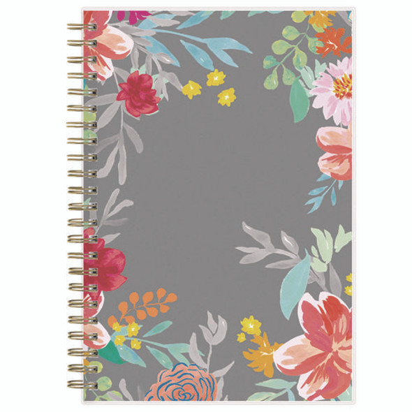 Sophie Frosted Weekly/Monthly Planner, Floral Artwork, 8 x 5, Multicolor Cover, 12-Month (Jan to Dec): 2025