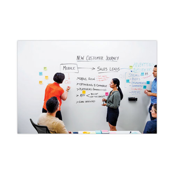 Dry Erase Accessory Tray, 8.5" x 3" x 5.25", Black