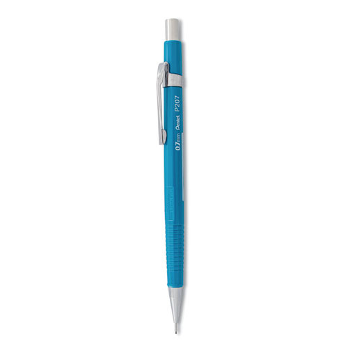 Sharp Mechanical Pencil, 0.7 mm, HB (#2), Black Lead, Blue Barrel
